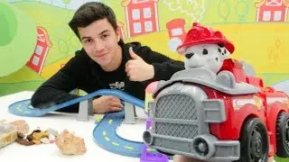 Paw Patrol Marshall için yeni yol kuruyoruz