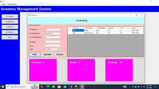 Inventory Management System Using C# with Source Code