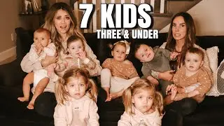 Two Moms Left Alone with Triplets, Twins, a Toddler, and a Baby. 7 kids!