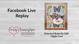 Botanical Butterfly DSP Giggle Card