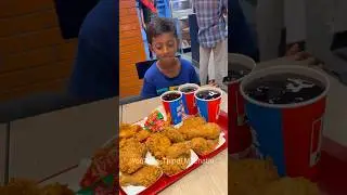 *KFC* With Kids🍗😋||#shorts #foodshorts