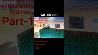Worldcraft playing making new House Part-1#new #pcgaming #shortvideo #like
