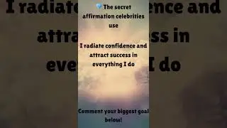 COMMENT Your Goal! #Confidence #Success #Attract #Boss #ViralConfidence