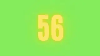 countup 100 - yellow speed 2x with sound #greenscreen