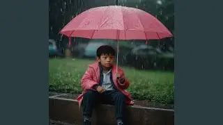 Pinky Boy in Umbrella
