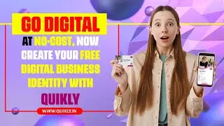 Get Free and Customizable Business card on your device with Quikly | Get Free Digital Business Card