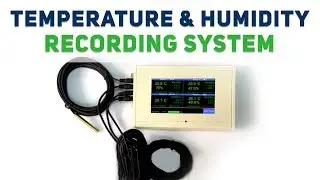 Simple to install Temperature and Humidity Recording System with Phone & SMS Alert (4 Sensors)