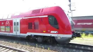 Eisenbahn Clip 29 Teil 2 - der Zugverkehr am Bahnhof in Neu-Edingen / Friedrichsfeld.