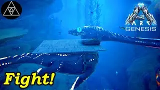Schaffen wir den Mosabossfight auf Alpha? Level 140 Basilosaurus z&auml;hmen! - ARK: Genesis #49