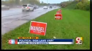 Are political signs legal?