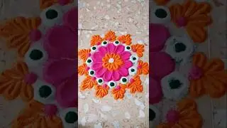Evergreen Flower Rangoli #youtube #shortsviral #Shorts #viral #artist #new #best #shortfeed #drawing