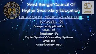 Computer Application Class 12 Semester 4 Types Of Operating System