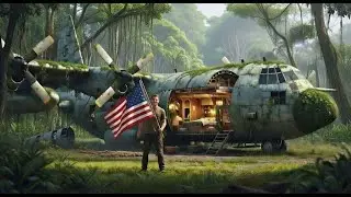 Turning a C-130 Hercules Into a Hidden House | ASMR Build