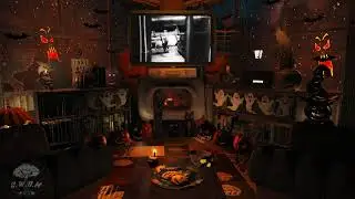 🎃 Fallout 4 Halloween Ambience &mdash; Cozy Fire, Rain & Thunder | Members Only Wasteland Hideout 🌧️🔥