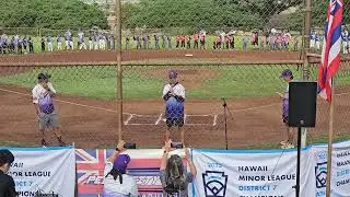 Pearl City Little League Opening Ceremoies Senior All Star Speeches