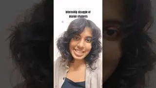 Struggles of design students in internship ☠️ #college #designcollege #nift #ad #interiordesign #nid