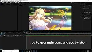 after effects amv tutorial - twixtor (advanced method i guess??)