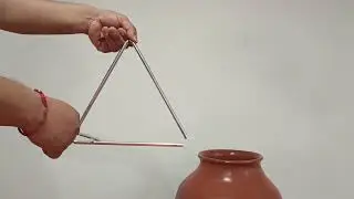 Triangulo Zpercuzzion aluminio 25 cm.
