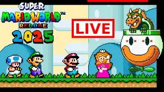 🔴[ LIVE SHORTS ] Super Mario World Redone 2025 40 Years of Mario Edition 100%