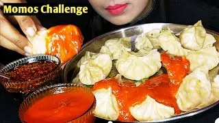 MOMOS EATING CHALLENGE🔥 EATING CHALLENGE MOMOS | EATING DUMPLING | FOOD CHALLENGE VIDEO | ASMR MOMOS