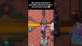 They call it chip damage 🥀 #clashroyale #clashroyalememes #shorts