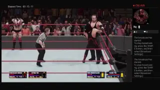 Title rematch string and finn falon vs taker and kane