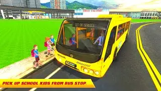 City High School Bus Driving Simulator - Transport Children To School PRO - Android GamePlay HD
