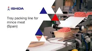 Ishida Traysealer Line. Application: Fresh Mince Meat