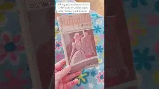 Disney Junk Journaling using repurposed book! 📕 #shorts