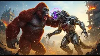 🔥 King Kong faces Skyrex final override in Skull Island&rsquo;s last stand 🦍😱⚡️