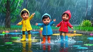 Rain Rain Let&rsquo;s Go Play | Fun Weather Rhyme for Kids | Nursery Rhymes & Songs for Children