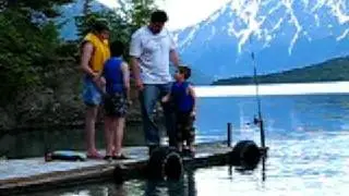 Swim Alaska's glacial Kenai Lake!