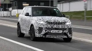 2024 Land Rover Range Rover Sport SV Prototype Spied Testing At The N&uuml;rburgring 4.4-liter V8 Biturbo