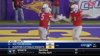 Iowa high school football highlights: Carroll Kuemper 49, Wilton 21