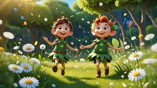 Three Dandelion Elves Blow the Wind | Magical Nature Song for Kids | Nursery Rhymes and Baby Songs