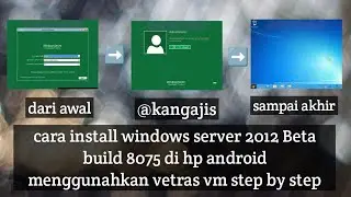 Cara install windows Server 2012 beta build 8075 di android menggunakan vectras vm step by step
