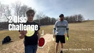 2 Disc Challenge! | Disc Golf Challenge at Upper Macungie Park!