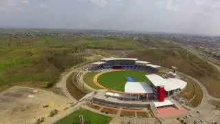 Brian Lara Stadium Aerial View