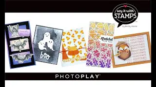 Say It With Stamps | Fall & Halloween Stamps, Dies and Stencils | PHOTOPLAY PAPER