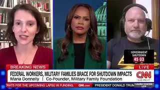 Government Shutdown Impacts on Military Families - CNN Laura Coates Live