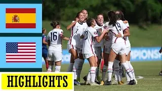 USA vs Spain Extended Highlights & All Goals | Women's Football 2024