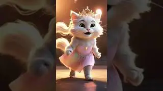 Cat modeling competition #comment your favorite one #trending #ai #cartoon #trendingshorts #cat