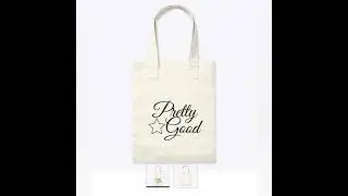 Tote Bag | 100 % Cotton bag | Natural color | Pretty Good Tote Bag #shorts