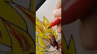 DRAWING GOKU ZOMBIE PART 2 #dibujo #drawing #draw #art #dragonball #goku #zombie #tutorial