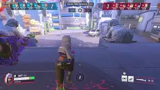ashe gets diffed w/ pocket by GETOYUT &mdash; Overwatch 2 Replay 23PY68