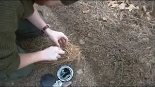 Primitive Bushcraft - Tinder Bundle Instructional | Self Reliance