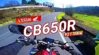 CB650R 2019 😜 ESSAI A2/35Kw