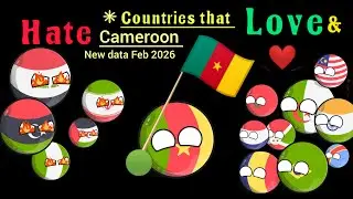 countries that love and hate Cameroon 🇨🇲 #africa #morocco #algeria #cameroon #france #germany