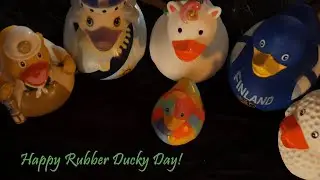 ASMR Rubber Duck Sounds - Tapping & Texture
