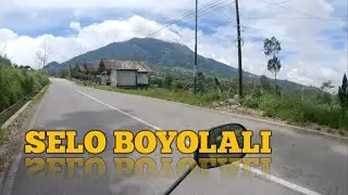 gunung merapi tampak di perjalanan magelang menuju selo boyolali